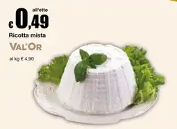 Sì con te Superstore Ricotta mista VAL'OR offerta