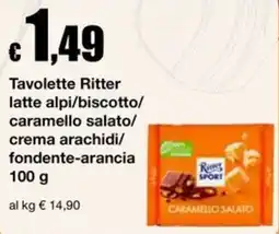 Sì con te Superstore Tavolette Ritter offerta