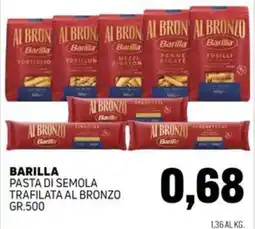 Emporio Amato Barilla pasta di semola trafileta al bronzo offerta