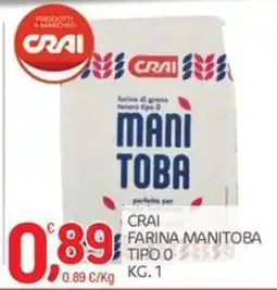 Carni e Affini Supermercati CRAI farina manitoba tipo 0 offerta