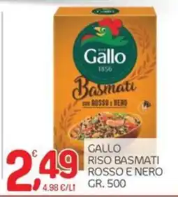 Carni e Affini Supermercati Gallo riso basmati rosso e nero offerta