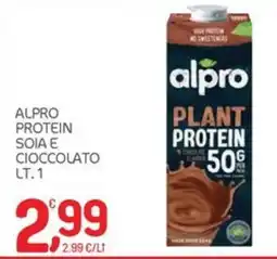 Carni e Affini Supermercati Alpro plant protein soia e cioccolato offerta