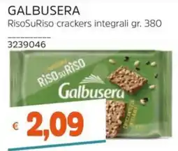 Stop&Shop RisoSuRiso crackers integrali Galbusera offerta
