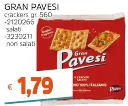 Stop&Shop Gran Pavesi crackers offerta