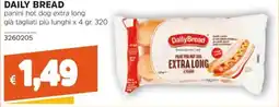 Stop&Shop DailyBread panini hot dog extra long offerta