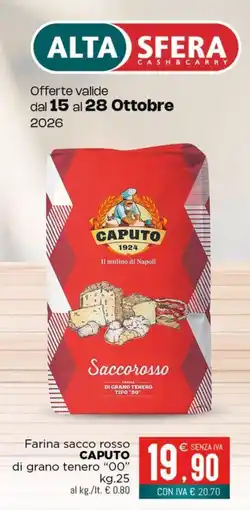 Altasfera Farina sacco rosso CAPUTO offerta