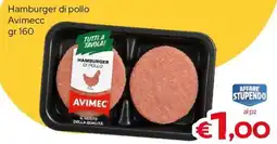 MAX Supermercati Hamburger di pollo Avimecc offerta
