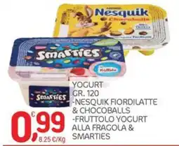 Carni e Affini Supermercati Yogurt Nesquik Fiordilatte & Chocoballs offerta