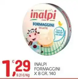 Carni e Affini Supermercati Inalpi formaggini offerta