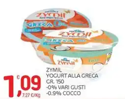 Carni e Affini Supermercati Zymil Yogurt alla greca offerta