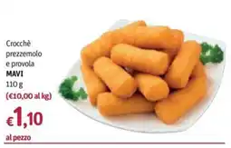 Futura Supermercati Crocchè prezzemolo e provola MAVI offerta