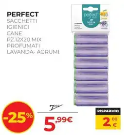 Arcaplanet Perfect sacchetti igienici cane offerta