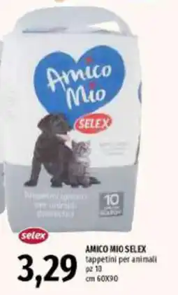 Emi Supermercati Amico Mio Selex tappetini per animali offerta
