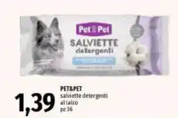 Emi Supermercati Pet&Pet salviette detergenti offerta