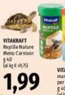 Emi Supermercati Vitakraft Reptile Nature Menu Carnivor offerta