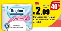 Sì con te Superstore Carta igienica Regina Extra Sensation offerta