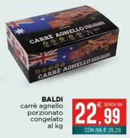 Altasfera Baldi carrè agnello porzionato congelato offerta