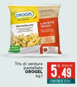Altasfera Tris di verdure pastellate OROGEL offerta