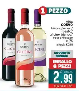Altasfera Vino Corvo Glicine offerta