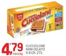 Carni e Affini Supermercati Cucciolone mini gelato offerta