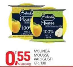 Carni e Affini Supermercati Melinda Mousse offerta