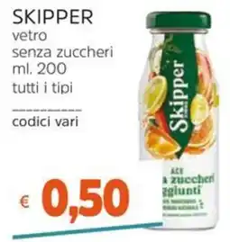 Stop&Shop Skipper vetro senza zuccheri offerta