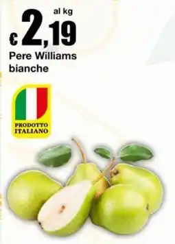 Sì con te Superstore Pere Williams bianche offerta