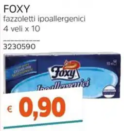 Stop&Shop Fazzoletti ipoallergenici Foxy offerta