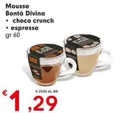 DeSpar Express Mousse Bontà Divina offerta
