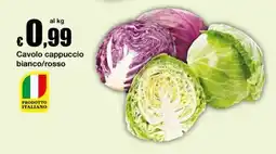 Sì con te Superstore Cavolo cappuccio bianco/rosso offerta