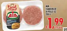 Deco Iperstore Carne al Fubco AIA hamburger classico di pollo offerta