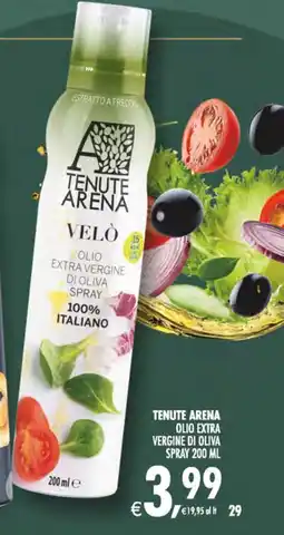 Deco Iperstore Tenute Arena Olio Extra Vergine di Oliva Spray offerta