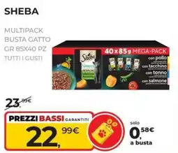Arcaplanet Sheba multipack busta gatto offerta
