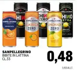 Emporio Amato Sanpellegrino bibite in lattina offerta
