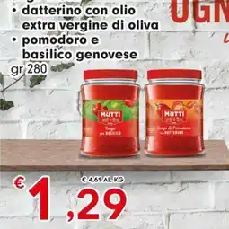 DeSpar Express Sugo con basilico Mutti offerta