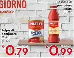 DeSpar Express Polpa di pomodoro Mutti offerta