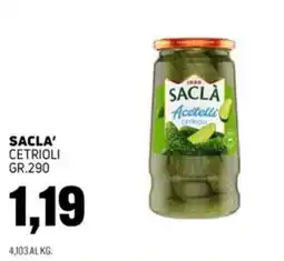 Emporio Amato Sacla' cetrioli offerta