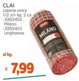 Stop&Shop Clai salame extra milano offerta