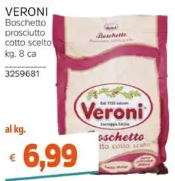 Stop&Shop Veroni Boschetto prosciutto cotto scelto offerta