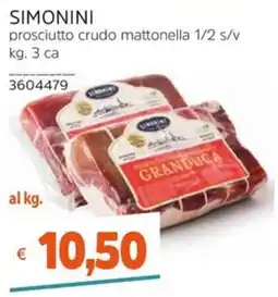 Stop&Shop Prosciutto crudo mattonella Simonini offerta