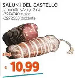 Stop&Shop Salumi del Castello capocollo offerta