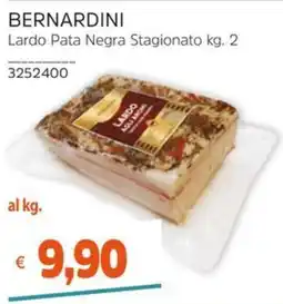 Stop&Shop Bernardini Lardo Pata Negra Stagionato offerta