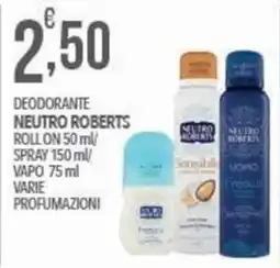 Iper Nonna Isa Deodorante Neutro Roberts offerta