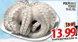 Il Genio Supermercato Polpi ricci veraci offerta