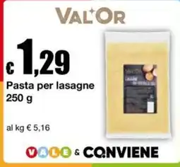 Sì con te Superstore Pasta per lasagne Val'Or offerta