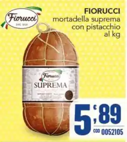 Gruppo di Palo Fiorucci mortadella suprema con pistacchio offerta