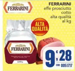 Gruppo di Palo Ferrarini effe prosciutto cotto offerta