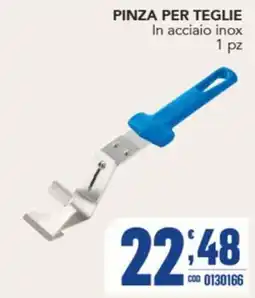 Gruppo di Palo Pinza per teglie in acciaio inox offerta
