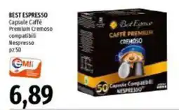 Emi Supermercati Best Espresso Caffè Premium Cremoso offerta