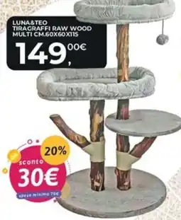 Arcaplanet Luna&Teo Tiragraffi Raw Wood offerta